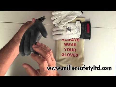 Daily test of electrical gloves