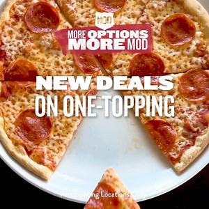 1.1K views · 84 reactions | Whether you load it up or keep it simple, MOD has a pizza for every taste & budget. All that’s left now is the eating!  | MOD Pizza | Facebook