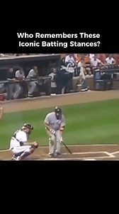 Who remembers these ICONIC batting stances? #baseball #MLB #virals #reelsfb | Feelings Baseball
