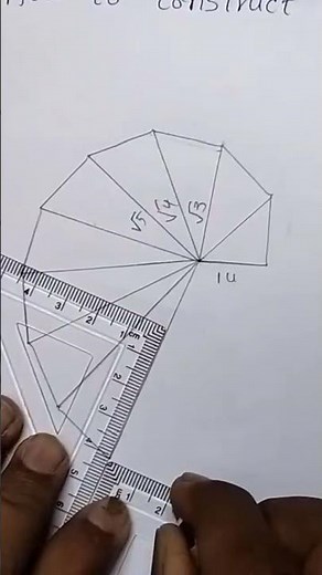 How to construct square root spiral #construction #spiral #class9th #class9maths #numbersystem