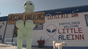 Get an inside look on how the small town of Rachel, Nevada, is getting ready for Alienstock this weekend. With just one day to the festival, the small town with a population of 54 is getting ready for what could be thousands of visitors. https://yhoo.it/2AxlOvt | Yahoo News