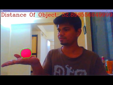 Object Distance Calculation - Method 1 | Python | OpenCV