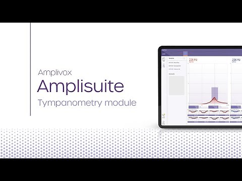 Amplisuite | An introduction to the tympanometry module