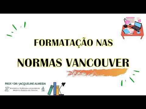 Formatting according to VANCOUVER standards