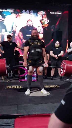 402.5kg Deadlift | Nicolaas Du Preez Clash of Titans 4 - Dublin. #deadlift