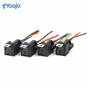 [Hot Item] 12V 24V 4pin 5pin Auto Car Relay 4 Pin 5 Pin Waterproof Universal Automotive Relay Jd1914 Jd2914 with Harness