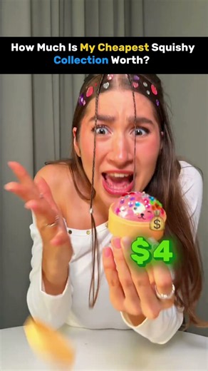 How Much Is My Cheapest Squishy Collection Worth?💸🩷 #shorts #aesthetic #squishy #usa