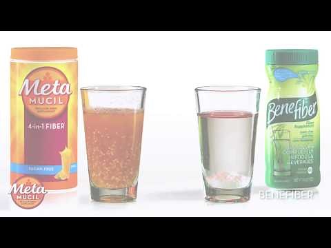 How Metamucil Fiber Gels to Keep You Well Compared to Benefiber