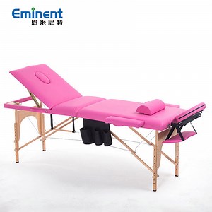 [Hot Item] Cheap Folding Massage Table Leather Portable Massage Table