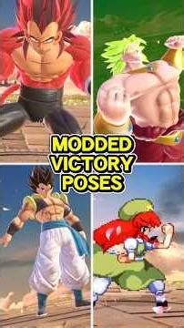 NEW DBZ Victory Poses (Gogeta, Broly, Vegeta, Meiling) [SSBU] #smashmods #smashultimate #dragonball