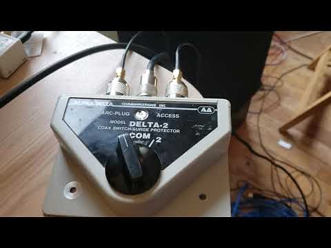 Received Alpha Delta Delta 2 manual antenna switch