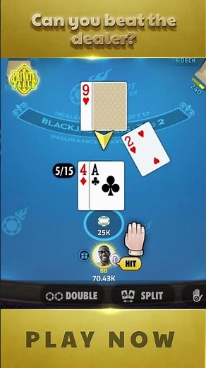House of Blackjack Play(Android,iOS)_Private Table Playing
