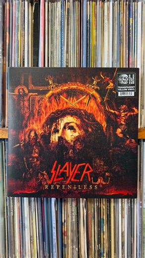 João Martins on Instagram: "Slayer, Repentless (2015). #slayer #repentless #delusionsofsaviour #vinyl #nowspinning"
