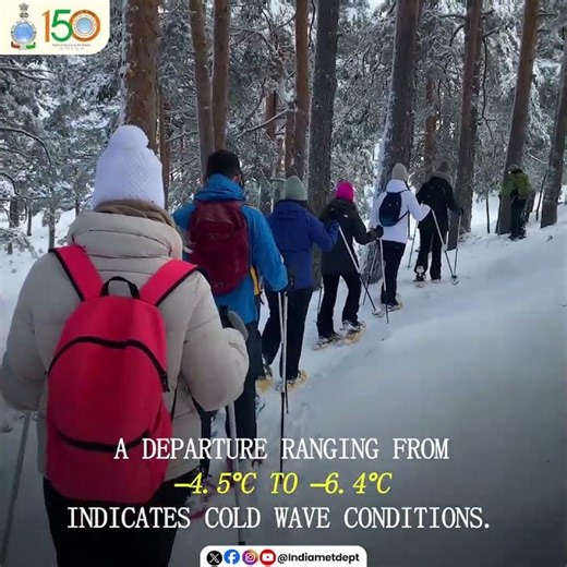 Cold wave conditions in hilly regions!