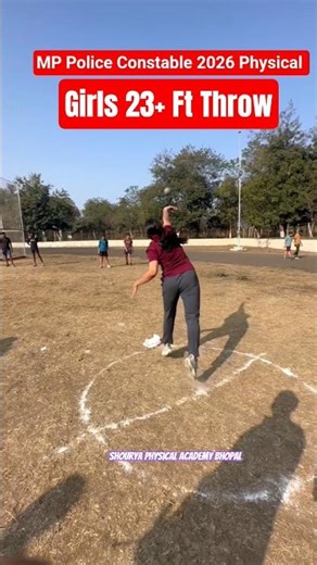 23 Ft Shotput Throw MP Police Constable #mppolice #mpsi #mpconstable #shorts #ytshorts #trend #viral