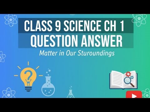 Class 9 Science CH 1 Question Answer , in just 10 minutes