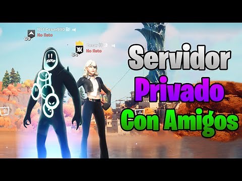 COMO TENER SERVIDOR PRIVADO Y JUGAR CON AMIGOS (CON TODAS LAS SKINS) | Fortnite Server Privado