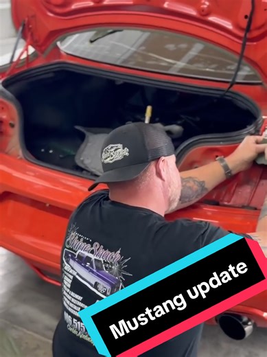 UPDATE ON THE ORANGE MUSTANG 👀 We’ve officially got it tore apart and we’re giving it the FULL color change treatment! 😮‍💨🎨 This thing is about to be a whole new ride when it rolls back out… and trust me, y’all ain’t ready 🔥🐎 Stay tuned… this is going to be one GOOD looking Mustang! 😎✨ #CrumplersShineShack #MustangColorChange #WrapLife #ColorChangeWrap