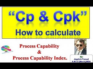 Cp and Cpk In Hindi. Process Capability & Process Capability Index