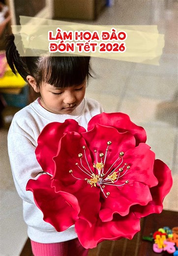 Hướng Dẫn Tự Làm Hoa Đào Đón Tết 2026
