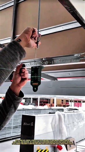 Suspended ceiling grid precision leveling - Good Tools and Machinery Make Daily Work Easy