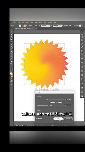 🔥 Amazing Circle Animation in Illustrator | Transform & Zig Zag Effect Tutorial #Shorts | jk Design