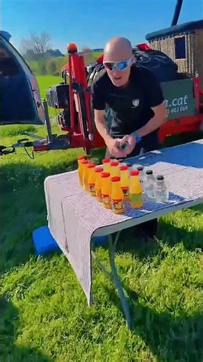 They're offering us juices and water