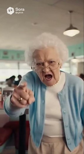 (Funny Video)Old Lady Screams Where’s The Beef