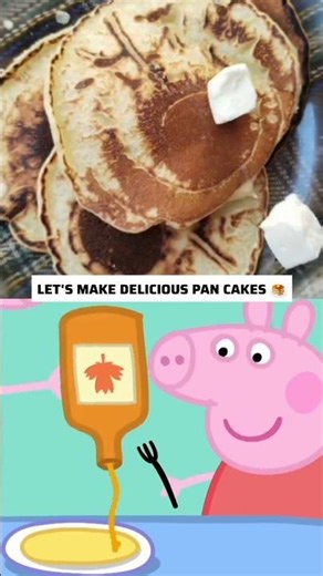 let's make delicious pancakes from Peppa pig 😋
