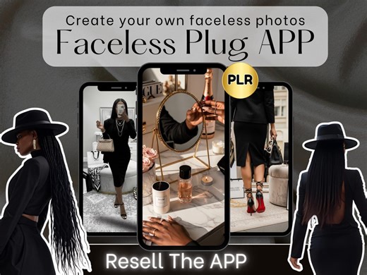 Faceless Photo AI App | PLR Resell Rights (digital Download) - Etsy