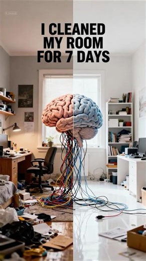 I Tested The "Clean Room Theory" For 7 Days. #Shorts 🧹