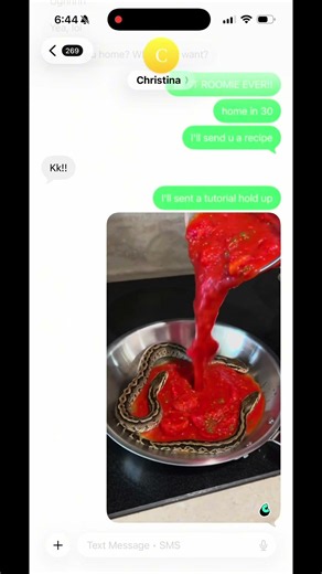 I used cantina to prank my roommate and… #aicomedy #roommate #college #cooking #recipe