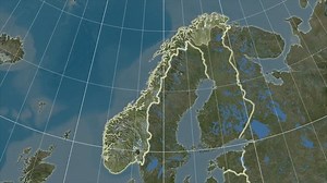 Norway Area Map Azimuthal Equidistant Projection Stock Footage Video (100% Royalty-free) 30695752 | Shutterstock