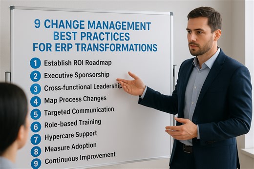 9 Change Management Best Practices For ERP Transformations - Concentrus