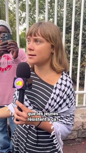 Greta Thunberg Supports Student Protests in France | greta
