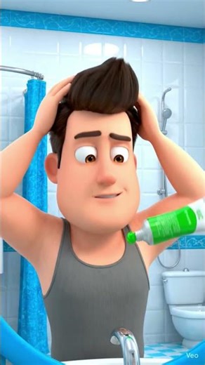 He Tried to Fix His Hair But Failed funny short video 😂 #shorts