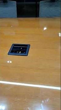 Automatic Cable cubby for your board room