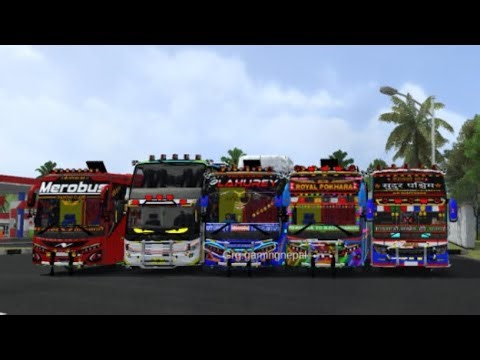 4.4.1||Multiplayer mod||bus simulator indonesia||Bahungamingnepal is live||Nepali bus skin||