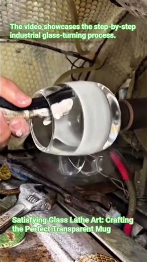 Amazing Process of Hand-Crafted Glassware! ​#GlassCraft #HandmadeGlass #SatisfyingVideo #Artisanship