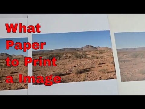 What paper to print your image on
