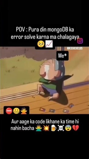 POV: You Thought MongoDB Error Was Easy 😭 | Shin Chan Funny Edit #shorts #viralshorts