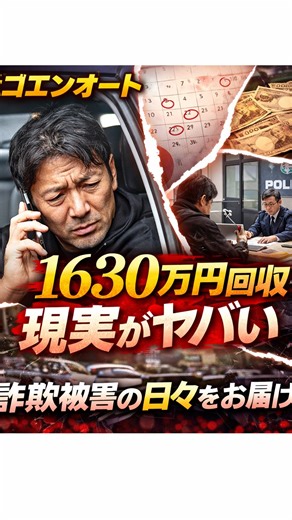 Goen Auto on Instagram: "【1630万円消えました】② ゴエンオート、プレオープン中に詐欺被害。 #ゴエンオート #詐欺 #詐欺被害 #詐欺事件 #1630万円 #車屋 #中古車屋 #車屋開業 #自動車業界 #自動車業界の闇 #業界の闇 #経営者 #個人事業主 #起業 #開業 #起業失敗 #ビジネスの闇 #実話 #実話シリーズ #暴露 #告発 #本音 #リアル #炎上 #炎上覚悟 #拡散希望 #注意喚起 #警告 #インスタリール #リール"