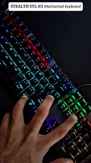 Changing rgb colour paterns on STEALTH SLT-03 machanical keyboard🚨part I