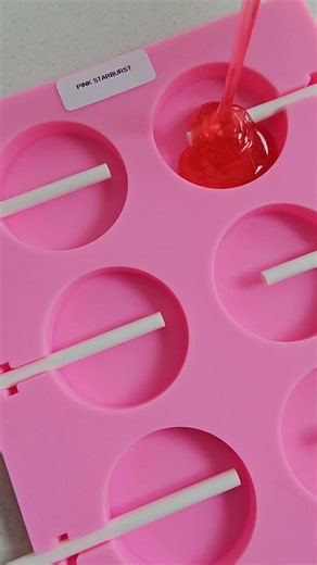 Indulge in the sweet nostalgia of childhood with our irresistible Pink Starburst lollipops! Handcrafted to perfection, each pop is bursting with the iconic flavor you love. Dive into a world of deliciousness and treat yourself today!#lollipoplove #PinkStarburstDreams #SweetToothSatisfaction#lunalollies #lollipoplove #candymaking #sweetdreams #lollipops #oddlysatisfying #custommade #g ourmetcandy #satisfying #customgifts #creat orsofinstagram #custommade #makersmove ment #makersvillage #makersofi