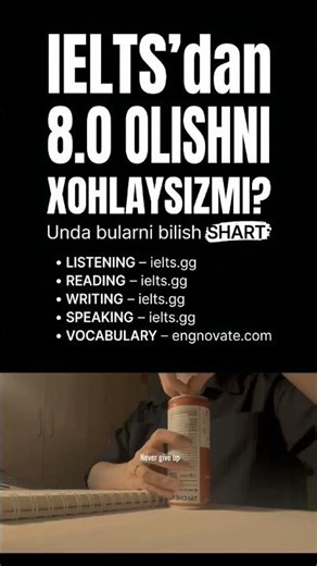 IELTS 8+ #ieltsgg