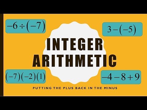 How to Add Subtract Multiply and Divide Integers
