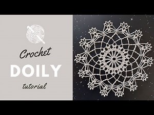 Easy Crochet Doily Tutorial for Beginners | Beautiful and simple doily | Step-by-step tutorial