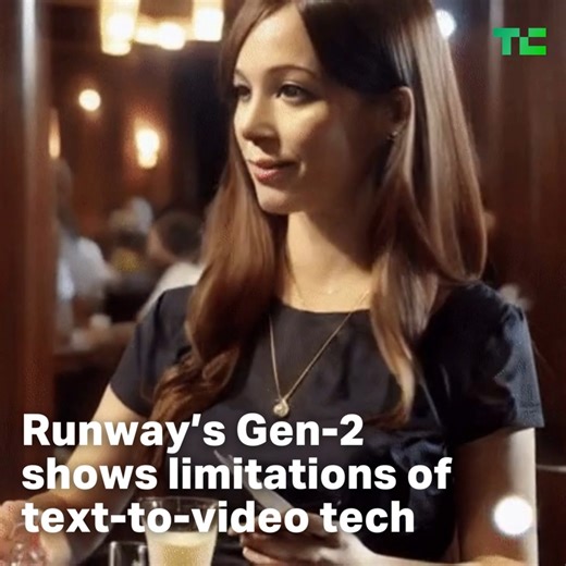 3.6K views · 21 reactions | Runway, a Google-backed #AI startup that helped develop the AI image generator Stable Diffusion, released Gen-2, a model that generates videos from text prompts or an existing image. Read more on Runway here  https://tcrn.ch/45XAhhO | TechCrunch | Facebook