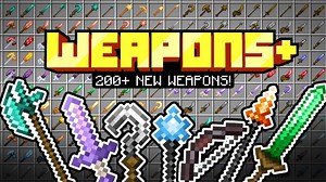 [免费下载]武器  追加内容-我的世界插件市场包免费下载-Minecraft Marketplace Weapons  Add-On