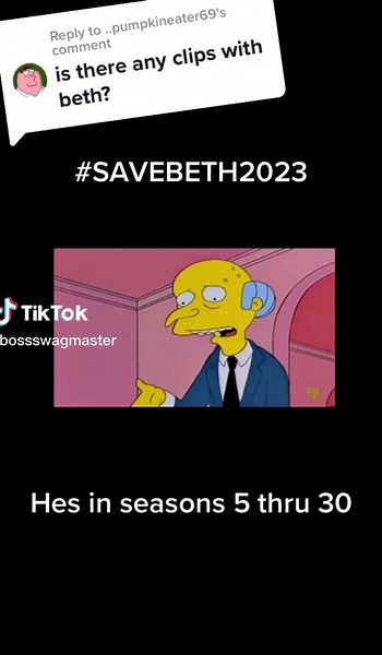 Beth Simpson Footage - Save Beth 2023 and The Simpsons